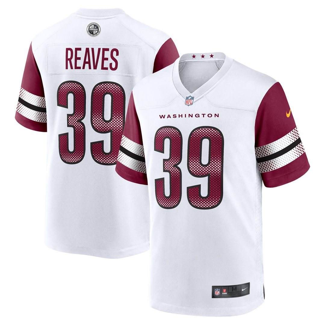Jeremy Reaves Washington Commanders Nike  Game Jersey -  Burgundy