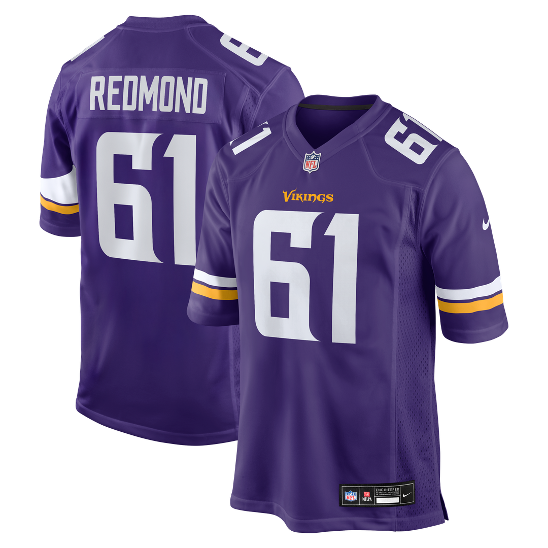 Jalen Redmond Minnesota Vikings Nike  Game Jersey -  Purple