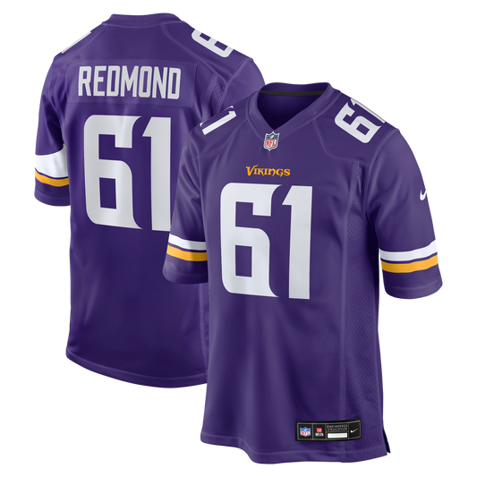 Jalen Redmond Minnesota Vikings Nike  Game Jersey -  Purple