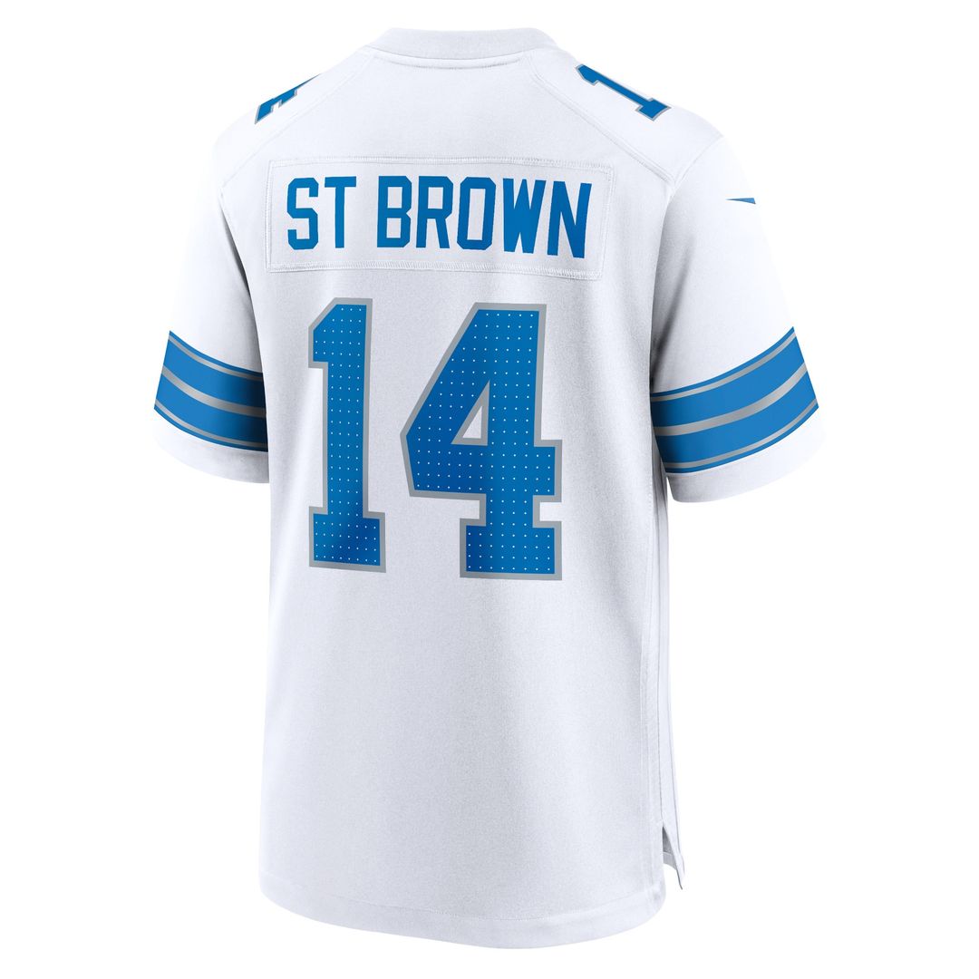 Amon-Ra St. Brown Detroit Lions Nike Game Jersey - Blue