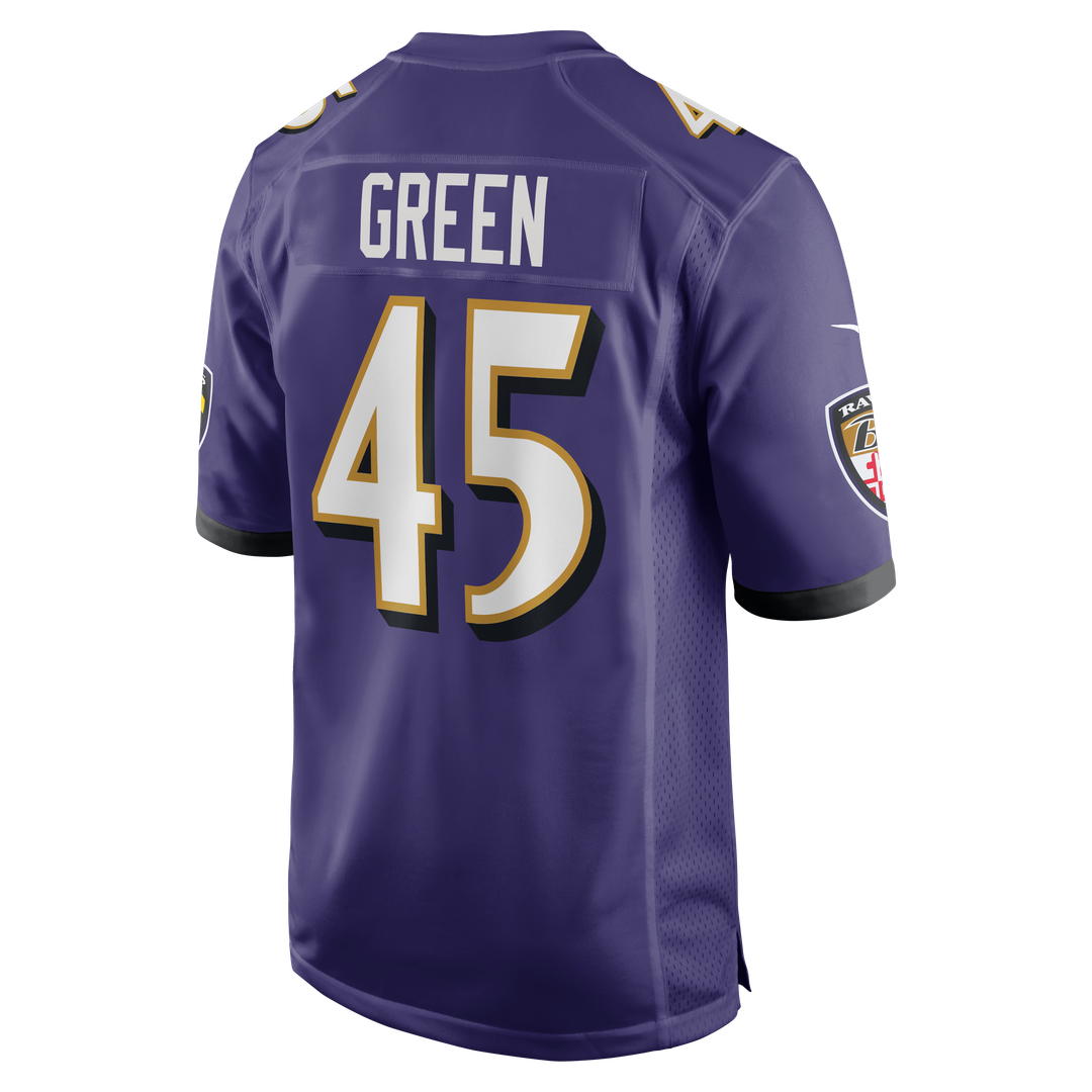 Mike Green Baltimore Ravens Nike Team Game Jersey -  Purple