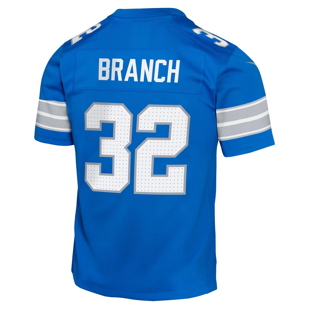Brian Branch Detroit Lions Nike Youth Game Jersey - Blue