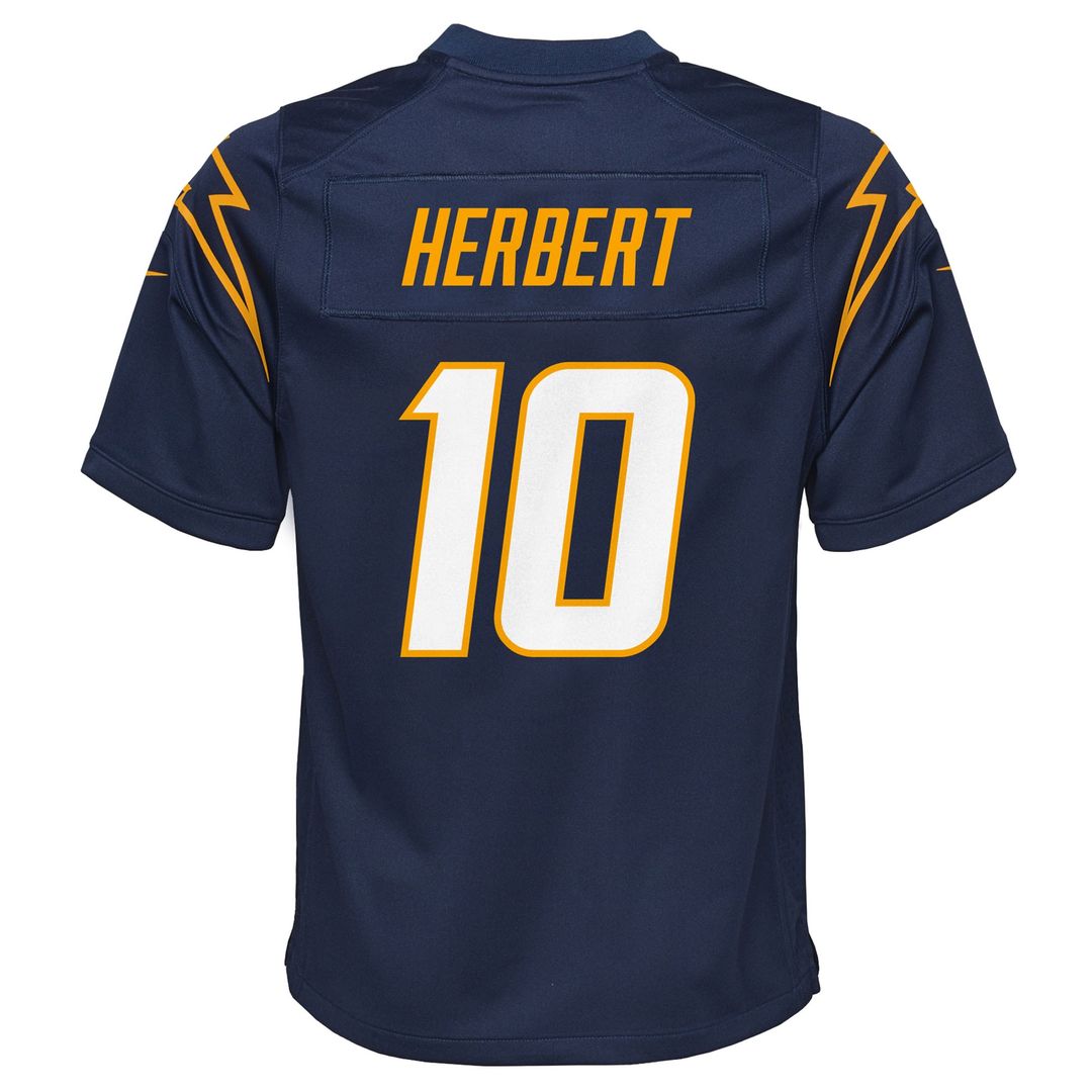 Justin Herbert Los Angeles Chargers Nike Youth Game Jersey - White