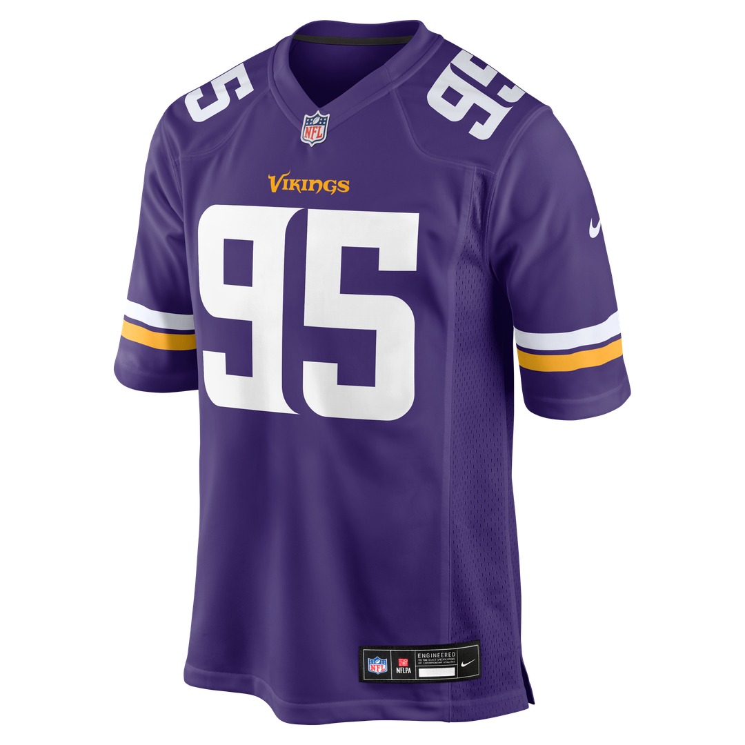 Caleb Banks Minnesota Vikings Nike 2026 NFL Draft First Round Pick No. 18 Team Game Jersey - Purple