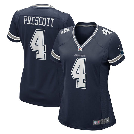 Dak Prescott Dallas Cowboys Nike Women's Game Team Jersey - Navy