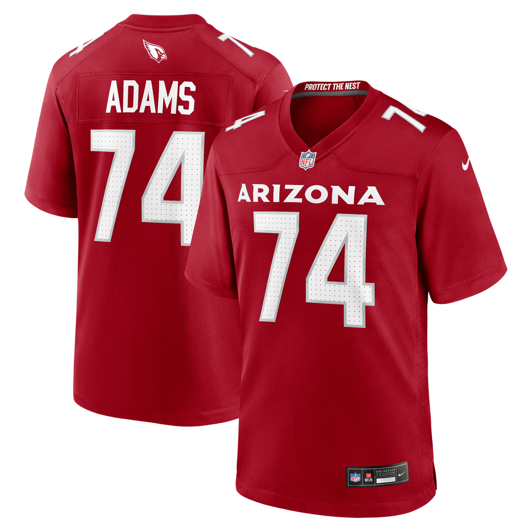 Isaiah Adams Arizona Cardinals Nike Team Game Jersey -  Cardinal