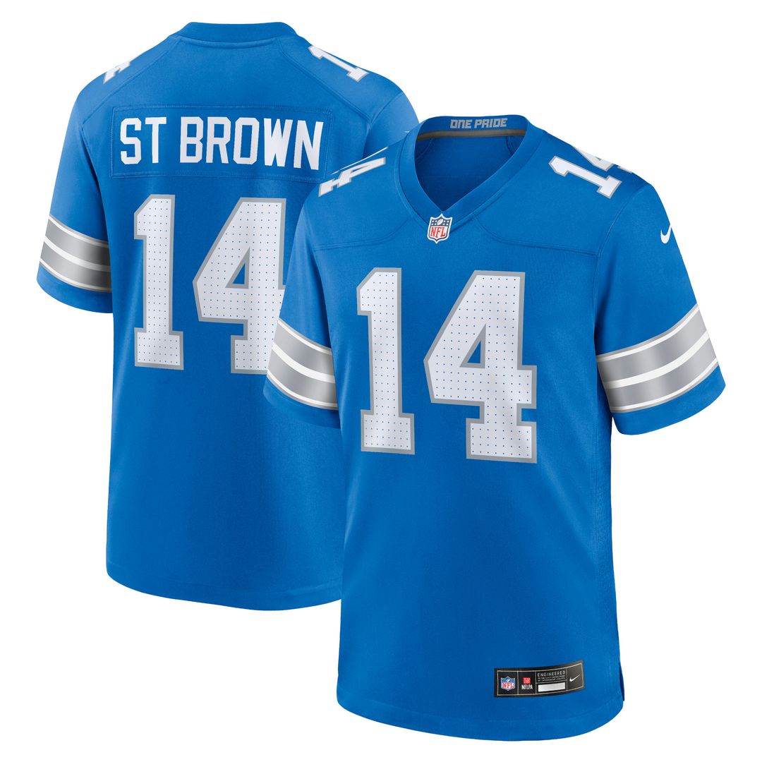 Amon-Ra St. Brown Detroit Lions Nike 2nd Alternate Game Jersey - Black
