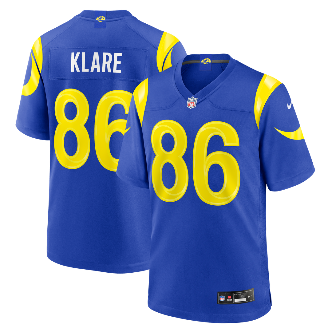Max Klare Los Angeles Rams Nike Team Game Jersey - Royal