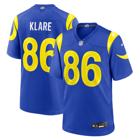 Max Klare Los Angeles Rams Nike Team Game Jersey - Royal