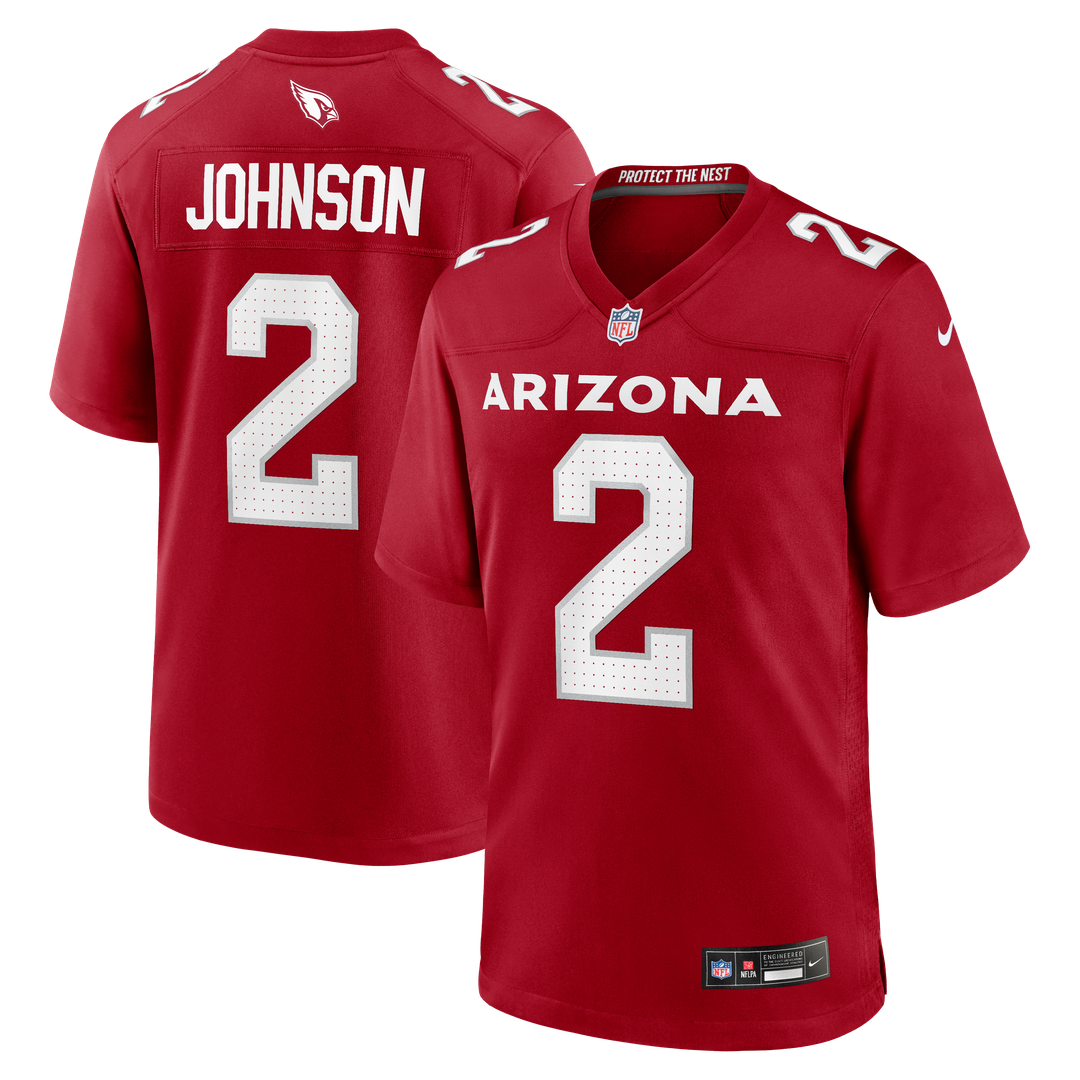 Will Johnson Arizona Cardinals Nike Team Game Jersey -  Cardinal
