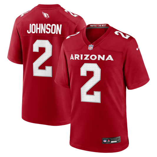 Will Johnson Arizona Cardinals Nike Team Game Jersey -  Cardinal