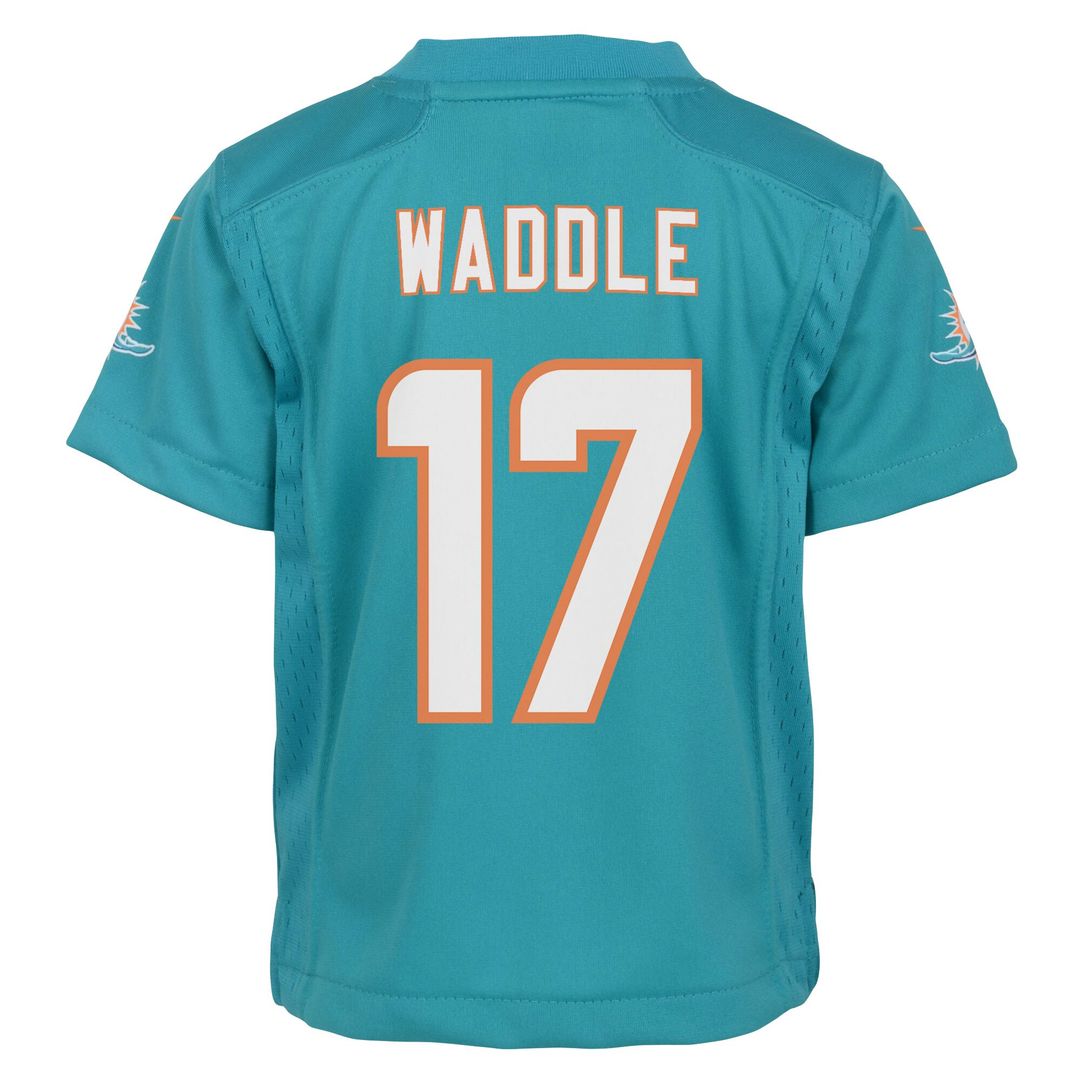 Jaylen Waddle Miami Dolphins Nike Preschool Game Jersey - Aqua