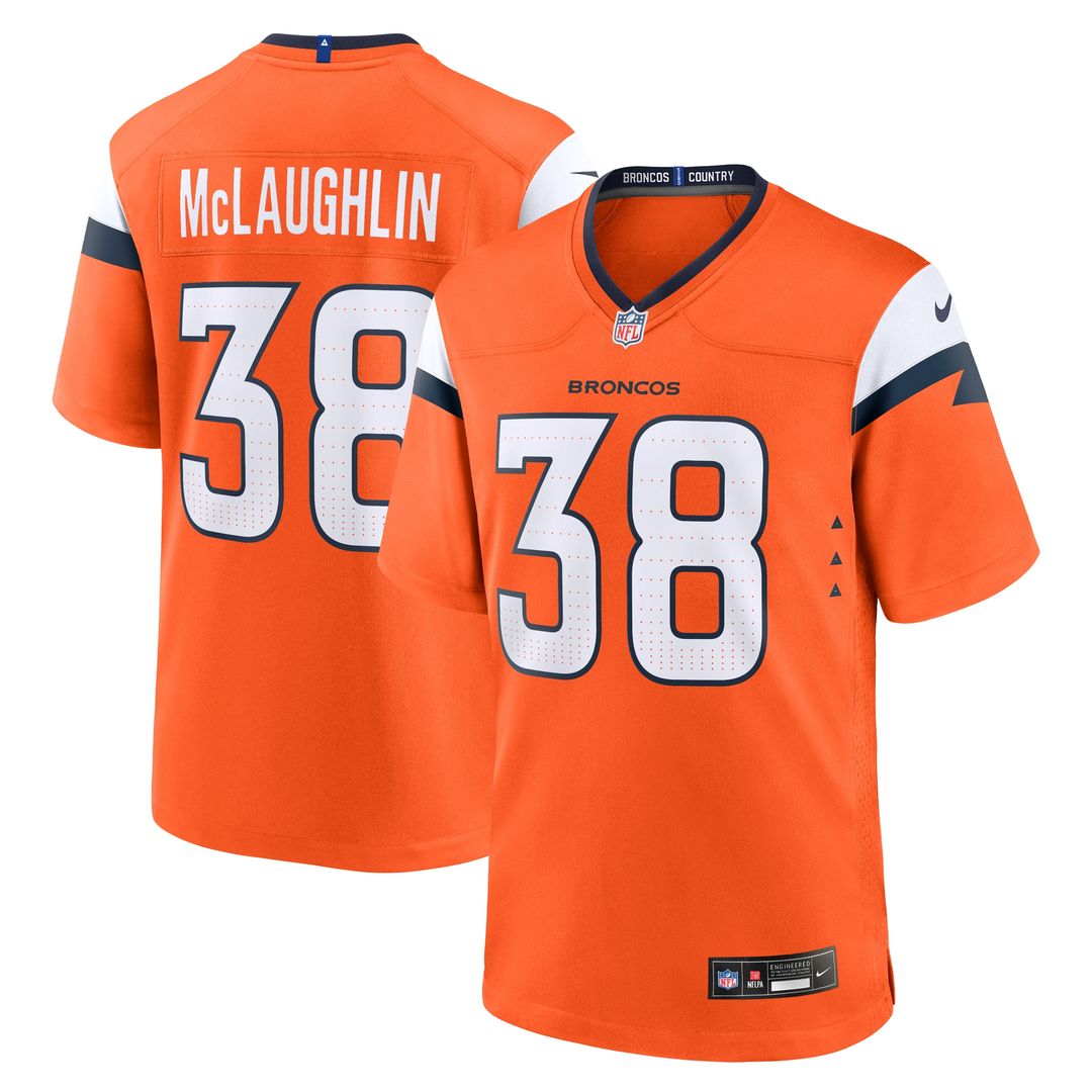 Jaleel McLaughlin Denver Broncos Nike Alternate Game Jersey -  Navy