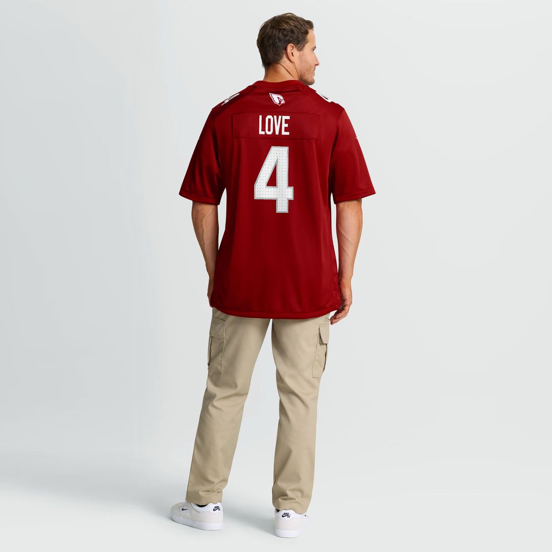 Jeremiyah Love Arizona Cardinals Nike 2026 NFL Draft First Round Pick No. 3 Team Game Jersey - Cardinal