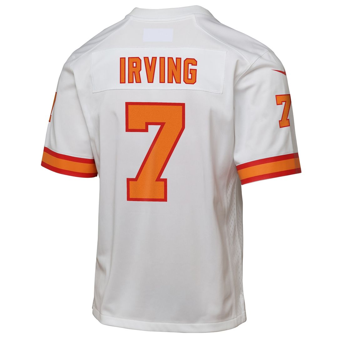 Bucky Irving Tampa Bay Buccaneers Nike Youth Alternate Game Jersey - Pewter
