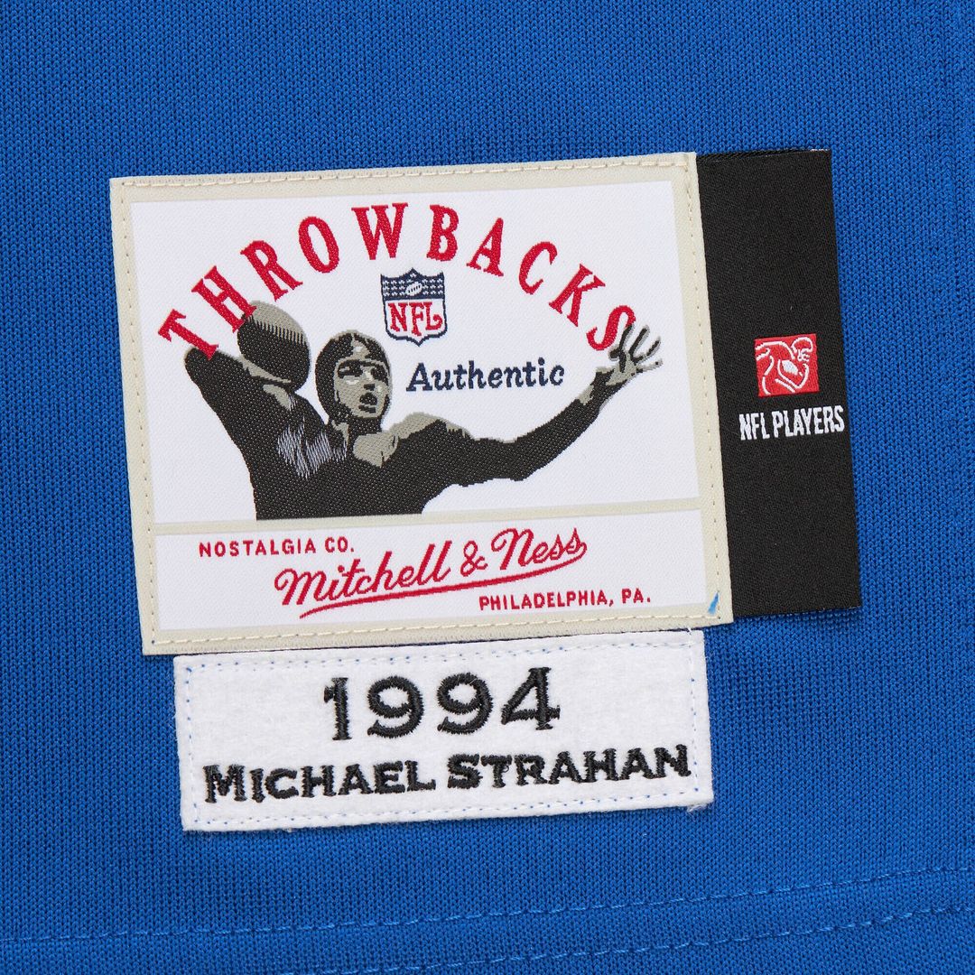 Michael Strahan New York Giants 1994 Mitchell & Ness Authentic Throwback Retired Player Jersey - Royal