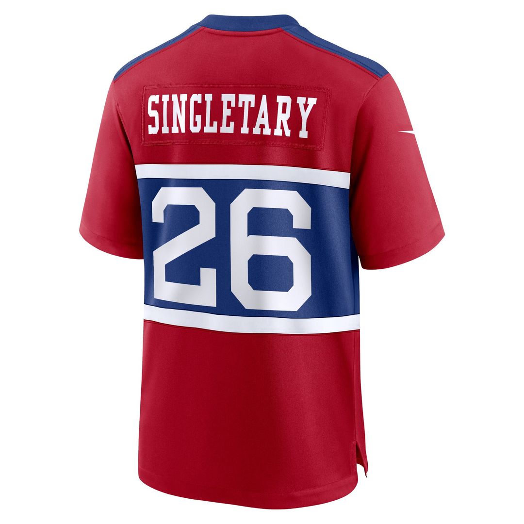Devin Singletary New York Giants Nike Youth Game Jersey - Red