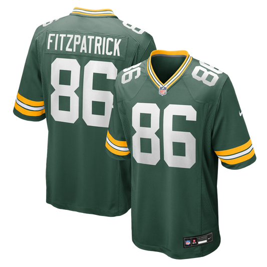 John FitzPatrick Green Bay Packers Nike Team Game Jersey -  Green