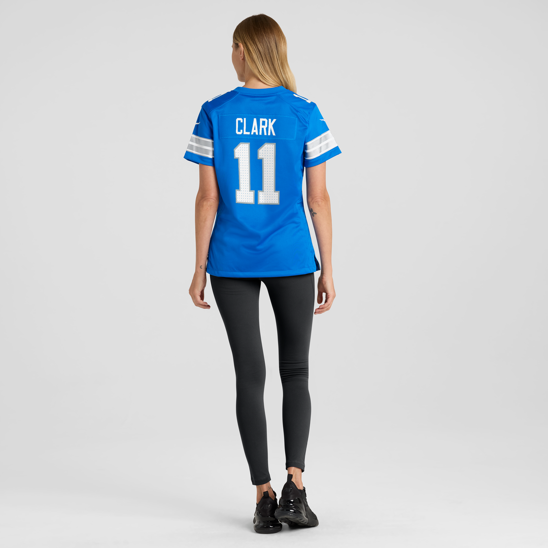 Damone Clark Detroit Lions Nike Women's Team Game Jersey -  Blue