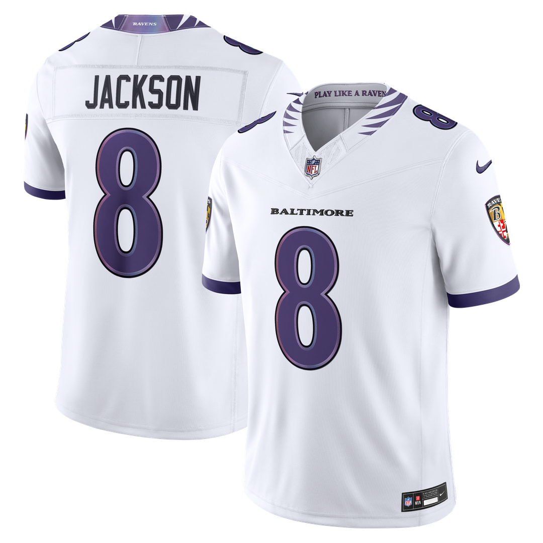 Lamar Jackson Baltimore Ravens Nike Vapor F.U.S.E. Stitched Limited Jersey - Purple