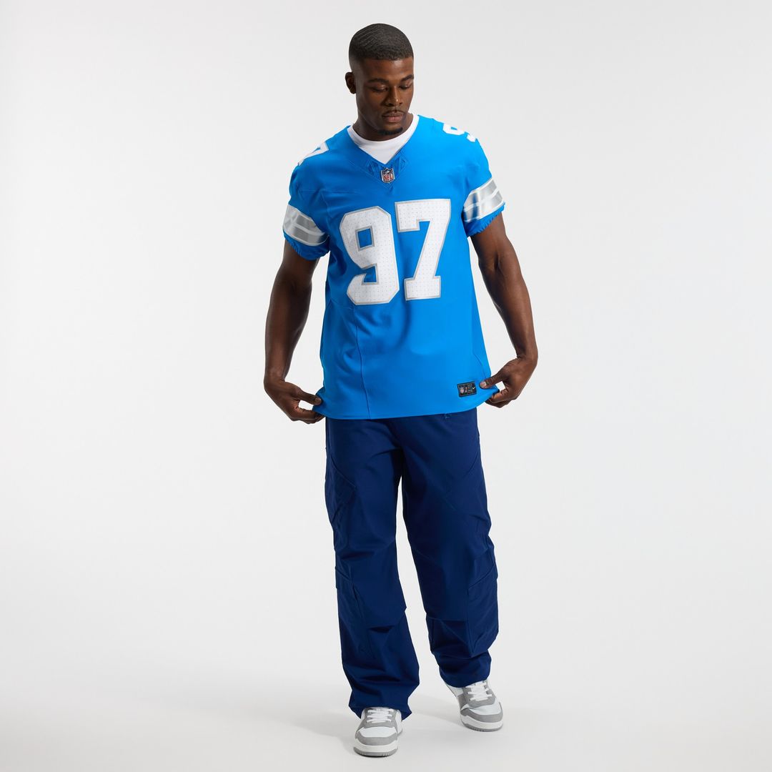 Aidan Hutchinson Detroit Lions Nike Alternate Vapor F.U.S.E. Elite Jersey - Black