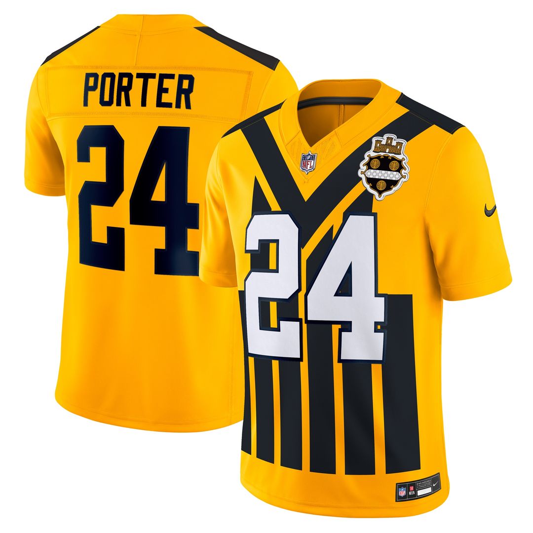 Joey Porter Jr. Pittsburgh Steelers Nike Vapor F.U.S.E. Limited Jersey - Black