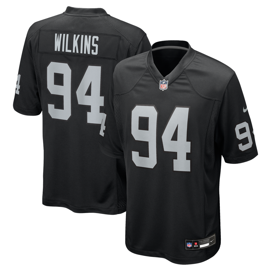 Christian Wilkins Las Vegas Raiders Nike Team Game Jersey -  Black