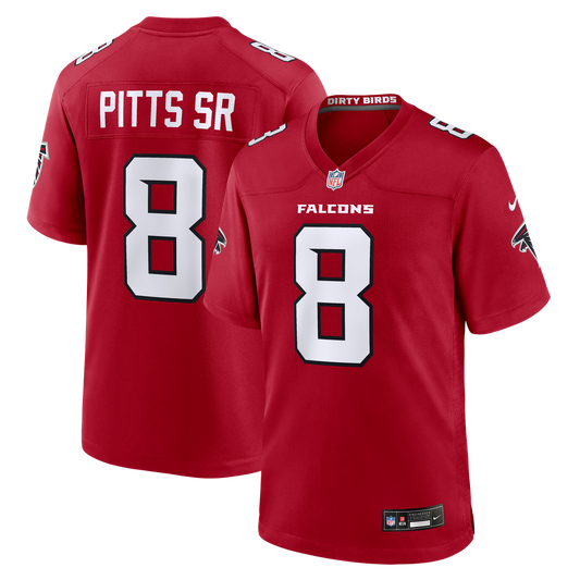 Kyle Pitts Sr. Atlanta Falcons Nike Game Jersey - Red