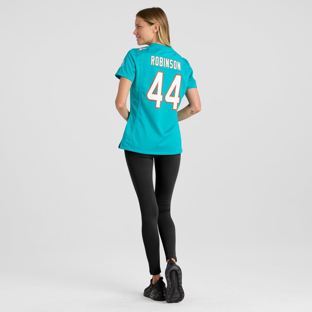 Chop Robinson Miami Dolphins Nike Women's  Game Jersey -  Aqua