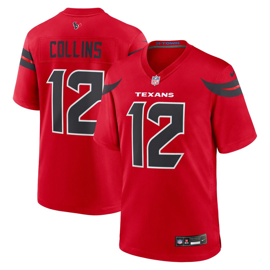 Nico Collins Houston Texans Nike Game Jersey - Navy