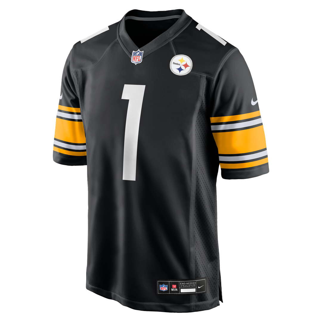 Number 1 Dad Pittsburgh Steelers Nike Game Jersey - Black