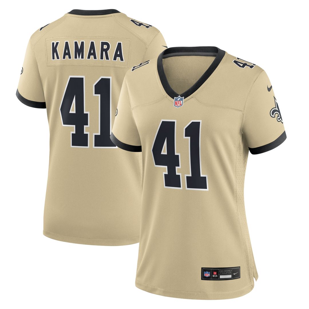 Alvin Kamara New Orleans Saints Nike Women's Game Jersey - Black