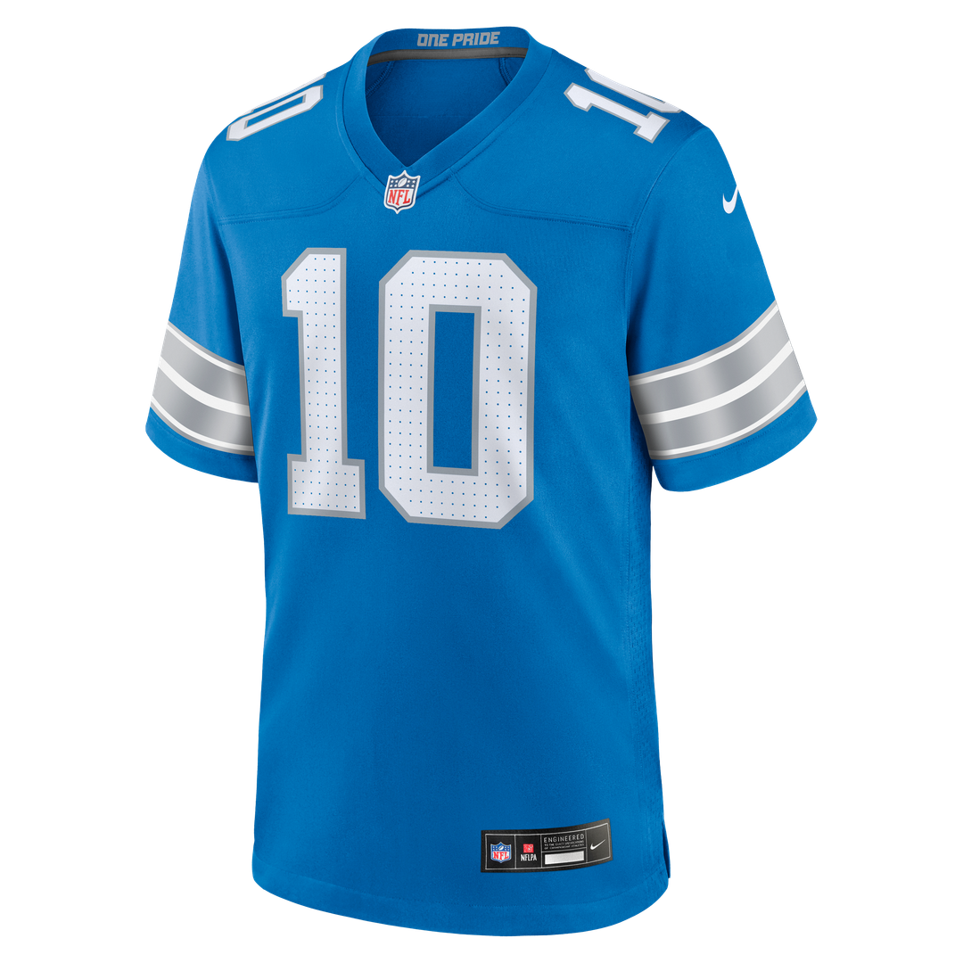Isiah Pacheco Detroit Lions Nike Team Game Jersey -  Blue