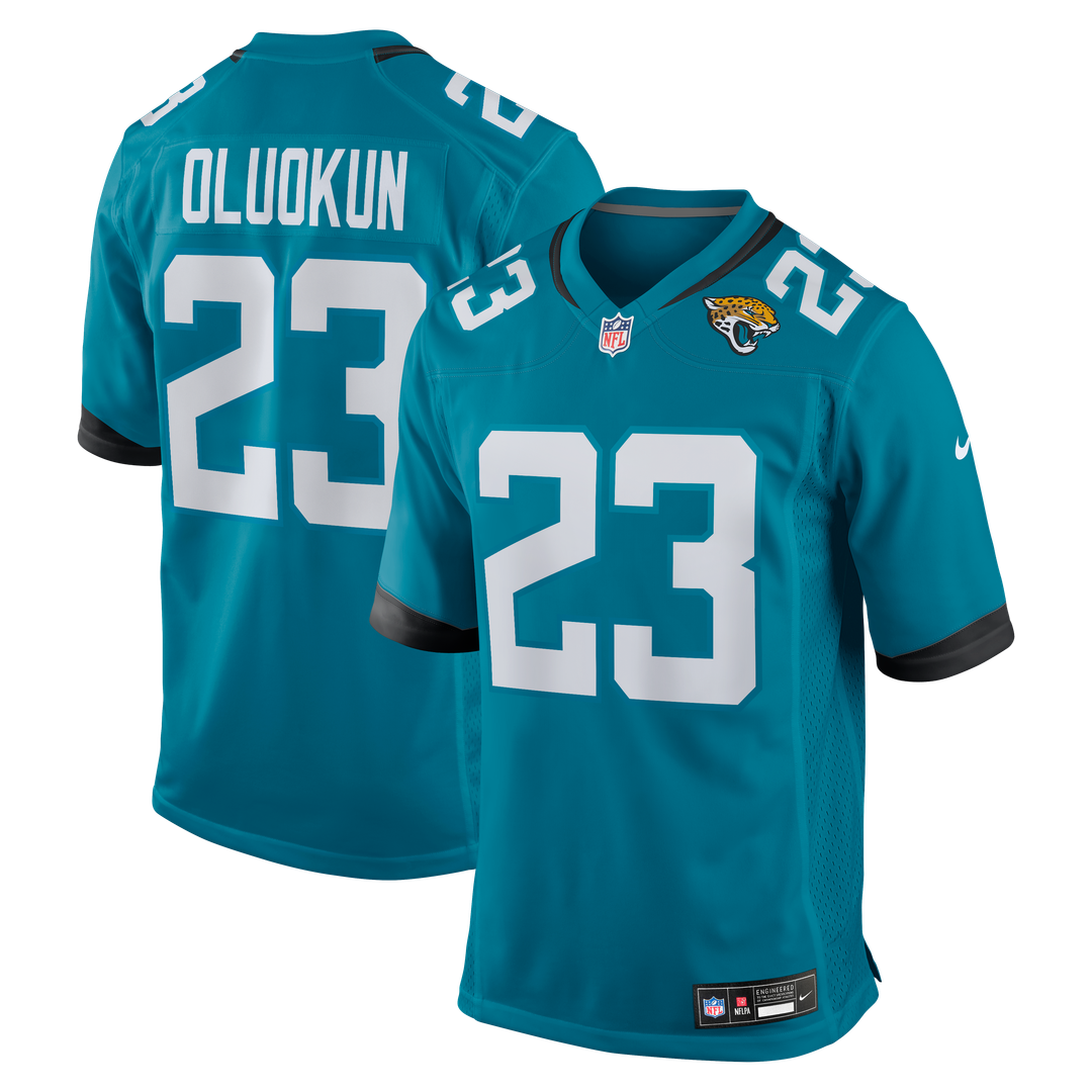 Foyesade Oluokun Jacksonville Jaguars Nike Game Player Jersey - Teal