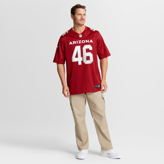 Aaron Brewer Arizona Cardinals Nike Team Game Jersey -  Cardinal