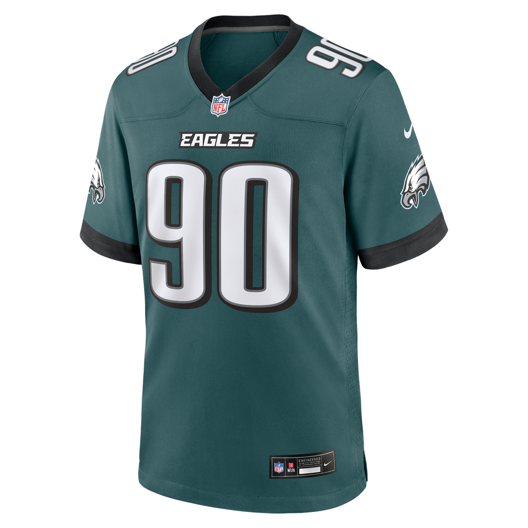 Jordan Davis Philadelphia Eagles Nike Team Game Jersey -  Midnight Green