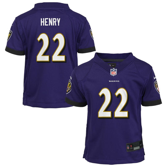 Derrick Henry Baltimore Ravens Nike Infant Team  Player Game Jersey - Purple