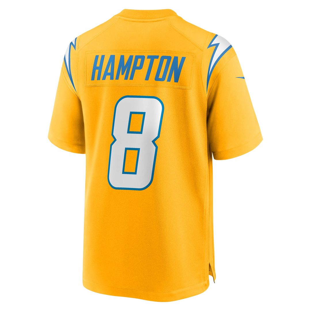 Omarion Hampton Los Angeles Chargers Nike Alternate Super Chargers Game Player Jersey - Navy