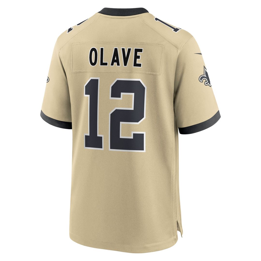 Chris Olave New Orleans Saints Nike Youth Gameday Golds Alternate Game Player Jersey - Gold