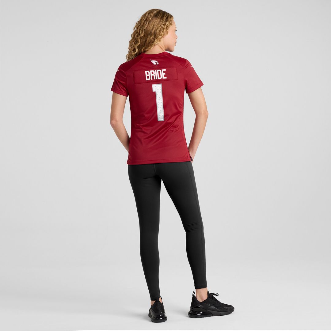 Number 1 Bride Arizona Cardinals Nike Women's Game Jersey - Cardinal