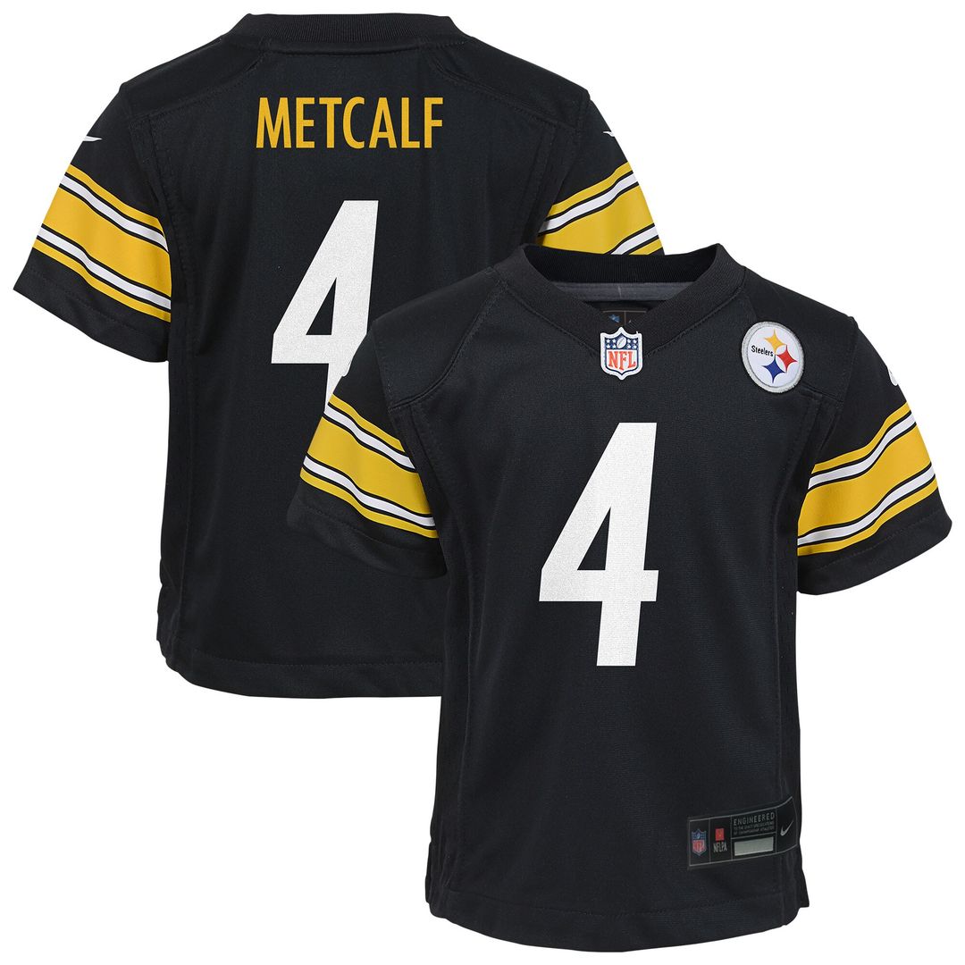 D.K. Metcalf Pittsburgh Steelers Nike Toddler Team Game Jersey - Black