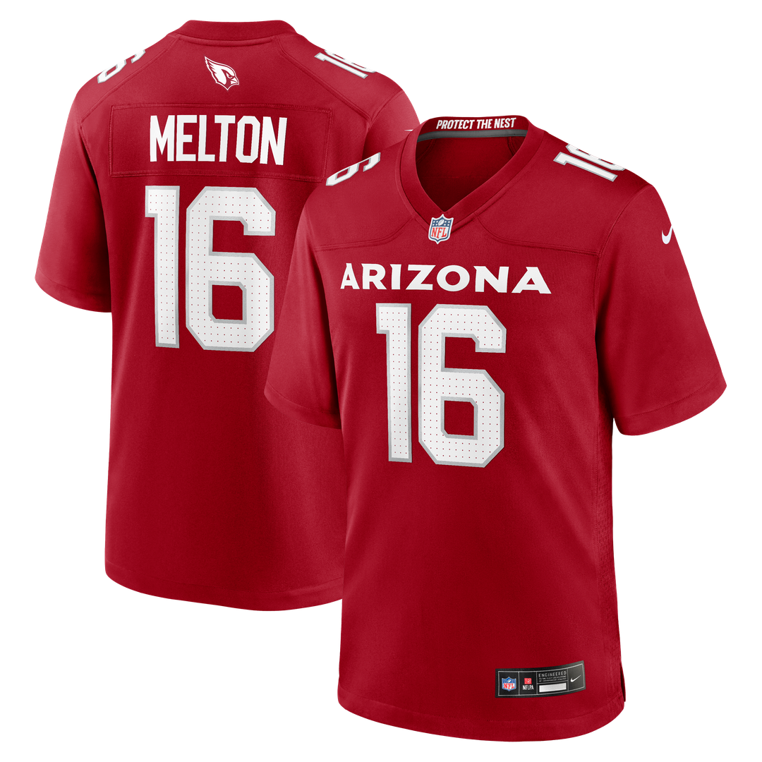 Max Melton Arizona Cardinals Nike Team Game Jersey -  Cardinal