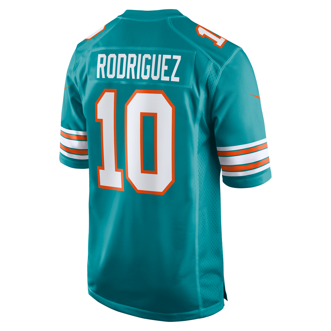 Jacob Rodriguez Miami Dolphins Nike Alternate Game Jersey - Aqua