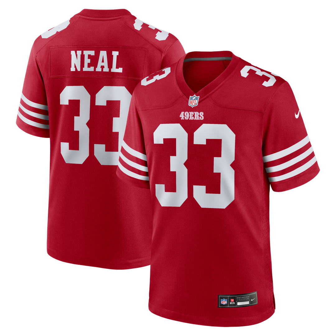 Siran Neal San Francisco 49ers Nike Team Game Jersey -  Scarlet