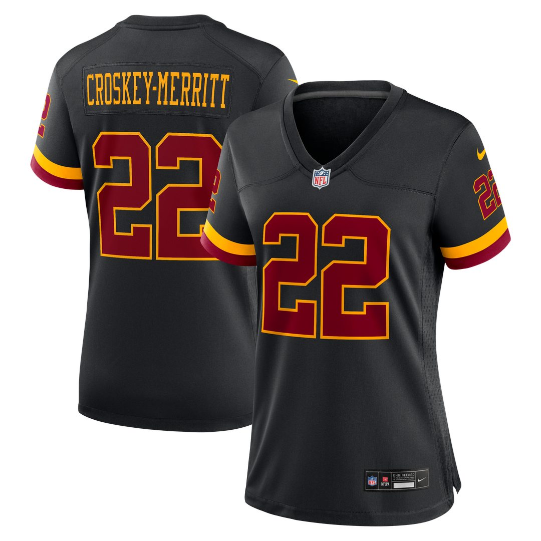 Jacory Croskey-Merritt Washington Commanders Nike Women's Game Super Bowl Era Jersey - White