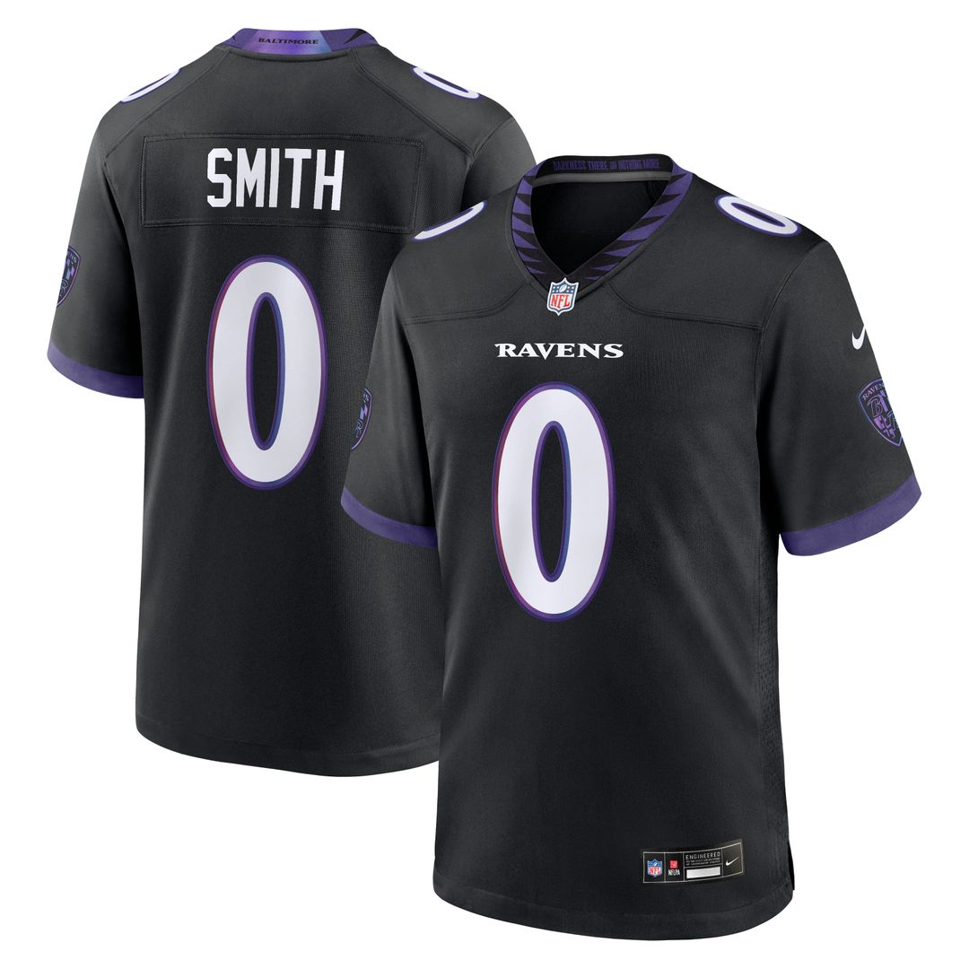 Roquan Smith Baltimore Ravens Nike Alternate Game Jersey - Purple