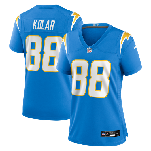 Charlie Kolar Los Angeles Chargers Nike Women's Team Game Jersey -  Powder Blue