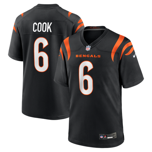 Bryan Cook Cincinnati Bengals Nike Team Game Jersey -  Black