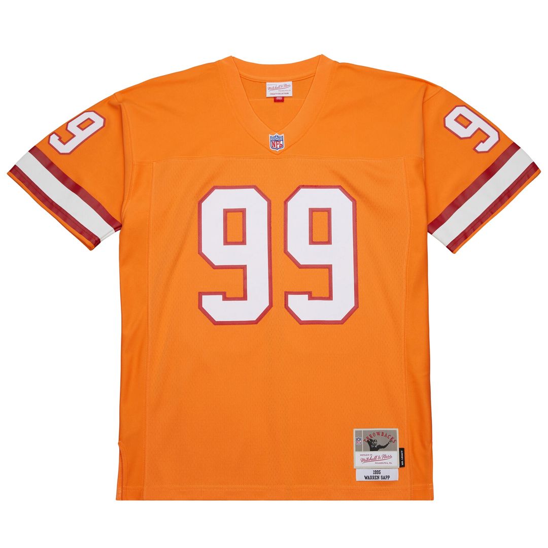 Warren Sapp Tampa Bay Buccaneers Mitchell & Ness 2002 Legacy Replica Jersey - Red