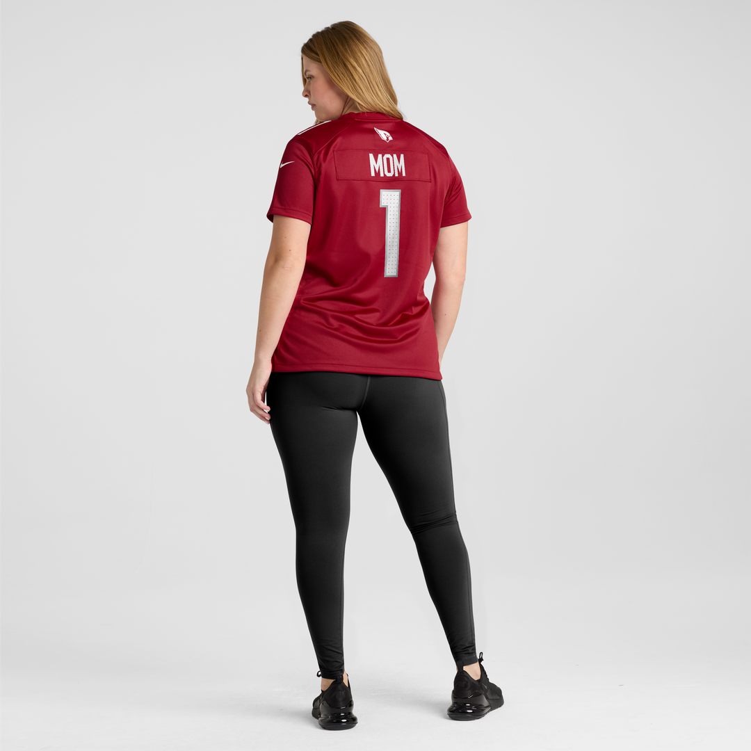 Number 1 Mom Arizona Cardinals Nike Women's Game Jersey - Cardinal